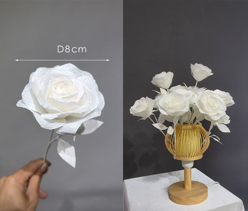 Λουλούδια μίνι χαρτιού για χειροτεχνία